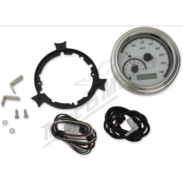 DAKOTA DIGITAL TANK-MOUNT SPEEDOMETER AND TACHOMETER GAUGE KIT FOR HARLEY-DAVIDSON FLHR / FLHRC / FLSTC / FXST / FXSTB 1450-1690CC 04-13