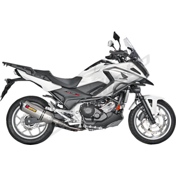 AKRAPOVIC Slip-On Anglies pluošto / titano duslintuvas Honda NC 700-750 12-20