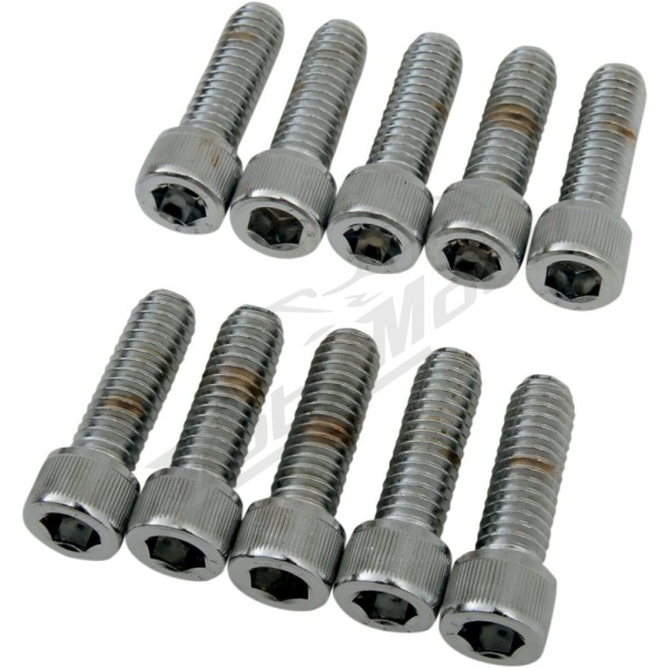 DRAG SPECIALTIES Socket-Head Bolts M8 x 1,25 (length 25,4 mm) 10pcs.