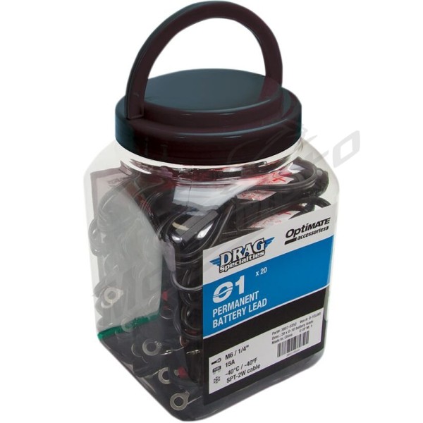 TECMATE OptiMate Permanent Battery Lead O-01 20pc.