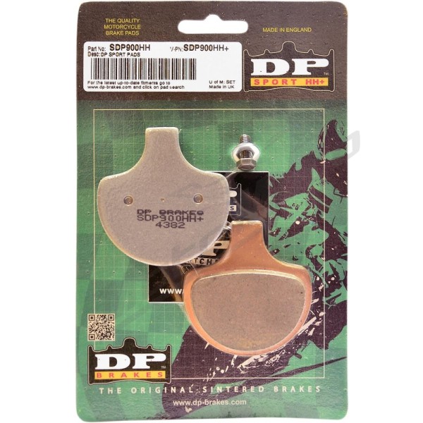 DP BRAKES Sintered Metal Brake Pads Harley Davidson FLHR / FLHRCI / FLHRI / FLHS / FLHT / FLHTCI / FLHTCUI / FLSTN / FLSTS 883-1340cc 84-11