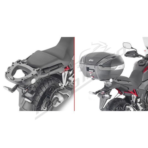 Givi galinės Monolock / Monokey daiktadėžės laikiklis Honda CB / NX 500 13-24