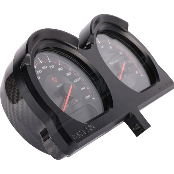 THRASHIN SUPPLY CO. Gauge Relocation Kit Harley Davidson FLTRK / FLTRKSE / FLTRT 1690-1977cc 15-25