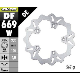 GALFER Rear brake disc Aprilia RS / RSV 125-1000 92-24