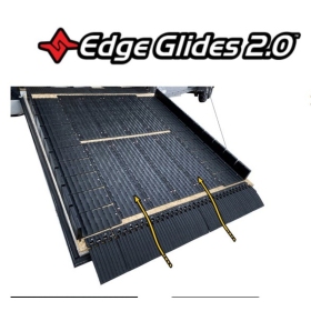 Caliber Edge Glide priekabos kraštų apsaugos plokštės (2 vnt. su vyriais)