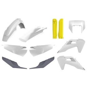 Polisport plastikų komplektas Husqvarna FE, TE 150/501cc 20-23 Balta
