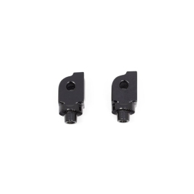 KURYAKYN Splined Driver Peg Adapters Black Harley Davidson FLDE / FLFB / FXST / FXLR / FXFB / FXDRS 1750/1923 20-24 