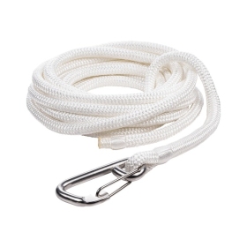 Qvarken Mooring Rope Dockline with hook White
