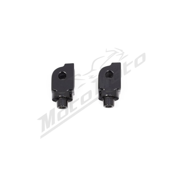 KURYAKYN Splined Driver Peg Adapters Black Harley Davidson FLDE / FLFB / FXST / FXLR / FXFB / FXDRS 1750/1923 20-24 