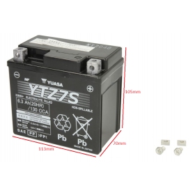 Battery YTZ7S YUASA 12V 6.3Ah