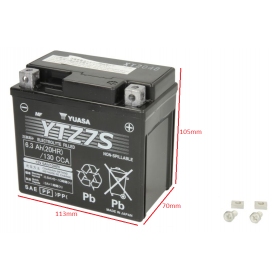 Akumuliatorius YTZ7S YUASA 12V 6.3Ah