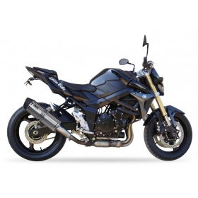 IXIL Hexoval Xtrem Silencer Stainless Steel / Aluminium Black - Suzuki GSR 750 2011-2021 OS8062VSE