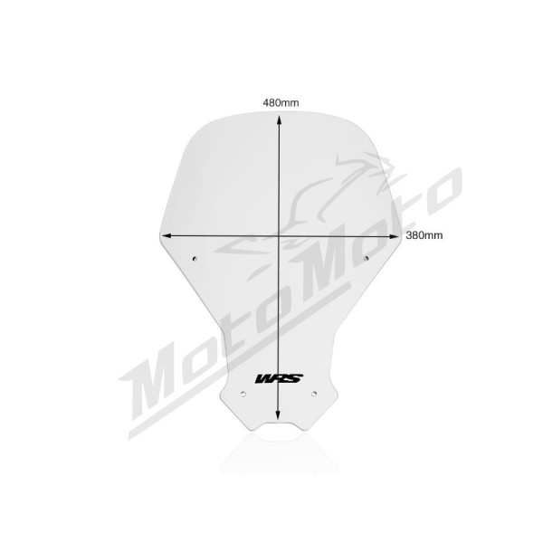 WRS HO030T STANDARD Priekinis stiklas Skaidrus Honda CRF 1100L ABS 20-23