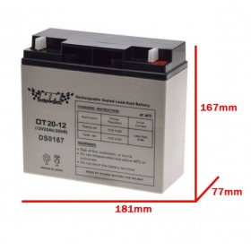 Battery OT20-12 12V / 20Ah