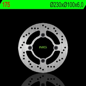 NG BRAKES 175 fiksuotas stabdžių diskas KAWASAKI NINJA / ZEPHYR / ZZR 600-750 90-97