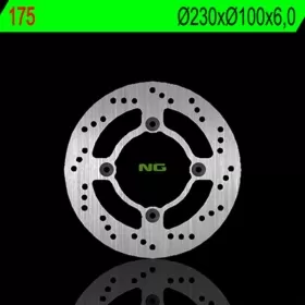 NG BRAKES 175 Round Fixed Brake Disc KAWASAKI NINJA / ZEPHYR / ZZR 600-750 90-97