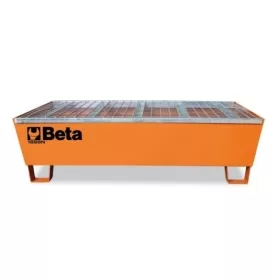 BETA plieninis transportabilus stovas, skirtas 2 statinėms (po 200 litrų) laikyti