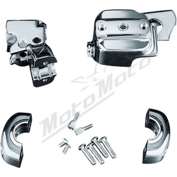 KURYAKYN Handlebar Control Cover Kit Harley Davidson FLD / FLSTF / FXDB / FXDF / XLH 883/1800 96-17