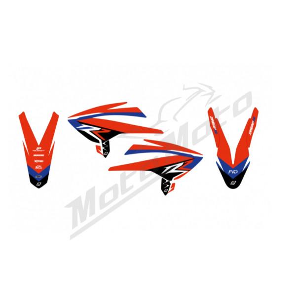 BLACKBIRD DREAM 5 SET OF STICKERS Beta RR 400-525cc 05-09