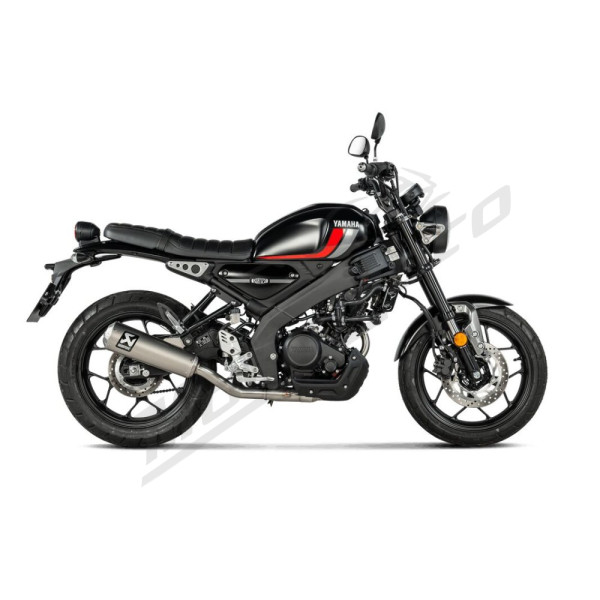 AKRAPOVIC Racing Line Full Exhaust System Stainless Stee / Titanium Yamaha XSR 125 2025