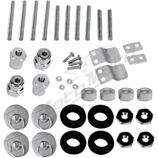 SADDLEMEN S4 Quick-Disconnect Saddlebag Docking Post and Fastener Kit Honda / Triumph / Victory 250-2300 85-17