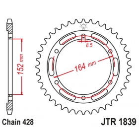 Rear sprocket JTR1839