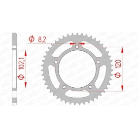 AFAM Steel Standard Rear Sprocket 420 47 teeth