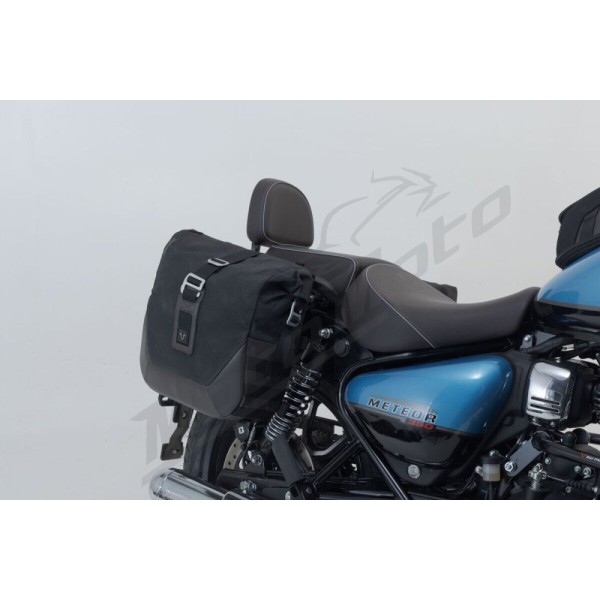 SW-MOTECH Legend Gear LC2 Side Bag System Brown Edition Royal Enfield Meteor 350 21-24