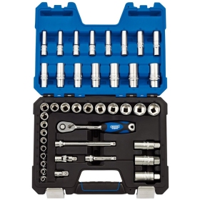 DRAPER Metric 3/8” Sockets & Ratchet Set 42pcs