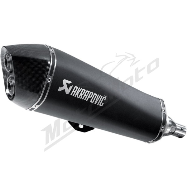 AKRAPOVIC Slip-On Line Muffler Carbon Fiber / Stainless Steel Gilera / Piaggio 400-500 07-16