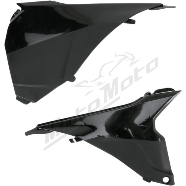 UFO Juodi radiatoriaus šoniniai plastikai KTM SX / SX-F 125-450cc 13-16