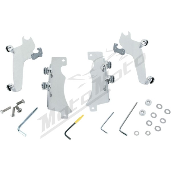 MEMPHIS SHADES METRIC No-Tool Trigger-Lock Mount Kit for Sportshield Yamaha XVS 950 02-08