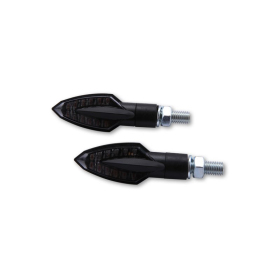 HIGHSIDER smart Vinci LED Indicator Black/Smoke E-Approved (Pair)