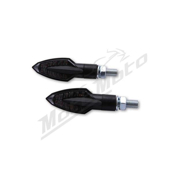 HIGHSIDER smart Vinci LED Indicator Black/Smoke E-Approved (Pair)