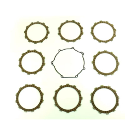 Athena Clutch Discs + Cover Gasket Kawasaki KLX / KX 450cc 06-20