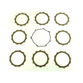 Athena Clutch Discs + Cover Gasket Kawasaki KLX / KX 450cc 06-20