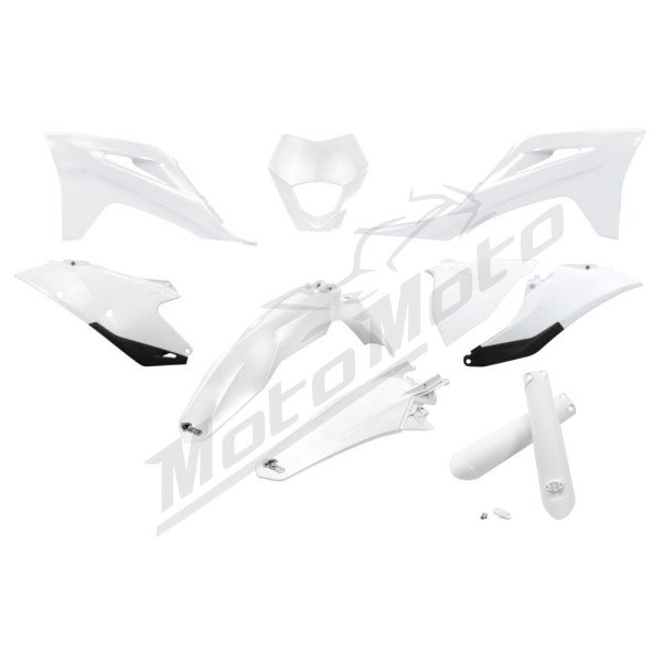 UFO White Body Kit Gas Gas EC / ECF / EX 250-350cc 21-23