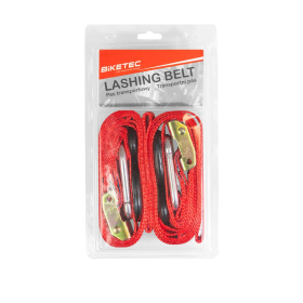 BIKETEC Transport starps with hook (38mmX2m) 2vnt.