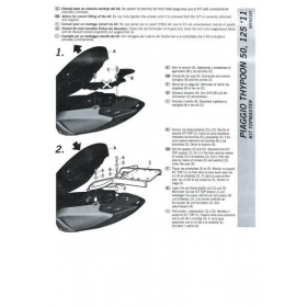 Daiktadėžės laikikliai PIAGGIO TYPHOON 50-125cc 2011-2022