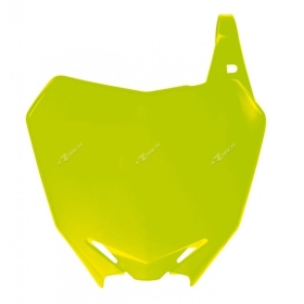 RACETECH Front Number Plate Suzuki RM-Z 250/450cc 08-18 Neon Yellow