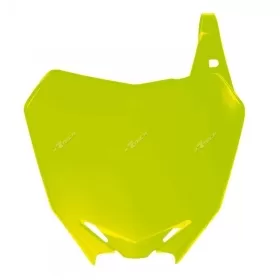 RACETECH Front Number Plate Suzuki RM-Z 250/450cc 08-18 Neon Yellow