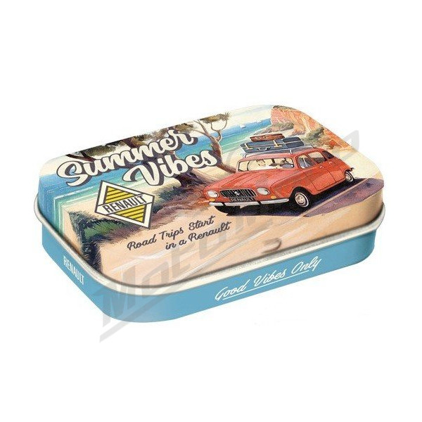Box of mint sweets RENAILT SUMMER VIBES 62x41x18mm 4pcs