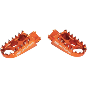 SCAR Standard Driver Footpegs Orange KTM EXC / SX / SX-F 50-450 98-24