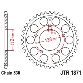 Rear sprocket JTR1871