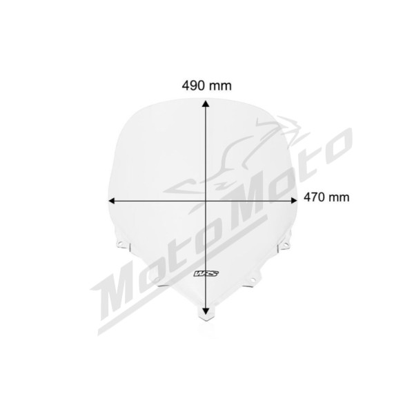 WRS Windscreen Touring Clear BMW K1200 / K1300 S 05-16