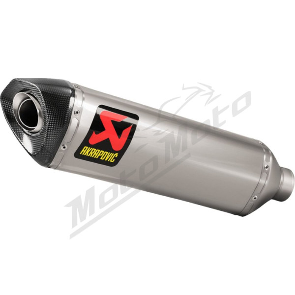 AKRAPOVIC Track Day Slip-On Line Muffler Titanium / Carbon Fiber Yamaha YZF-R1 1000 15-24