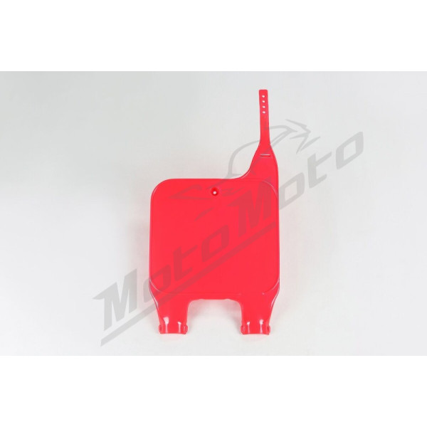 UFO Red FRONT NUMBER PLATE Honda CR 125-500cc 95-99