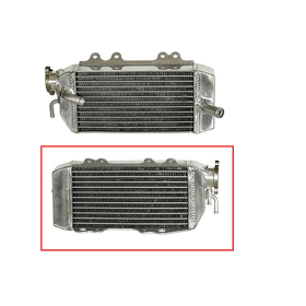 Psychic reinforced radiator with increased capacity Right Kawasaki KXF 250 06-08