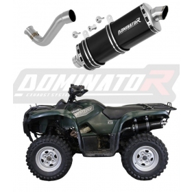 Duslintuvo kompl. Dominator P7 BLACK YAMAHA GRIZZLY 700 EPS 2007-2015 + garso slopintuvas