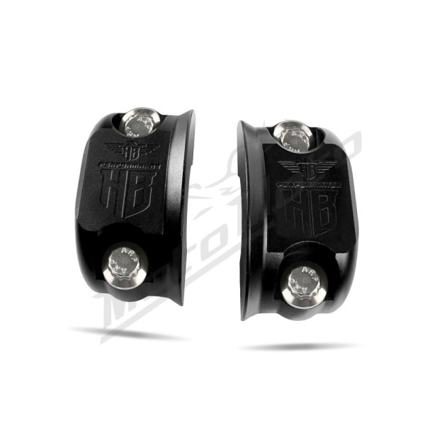 HEINZ BIKES Performance Perch Clamp Harley Davidson Dyna / Softai / Sportster / Touring 883/1923 96-24